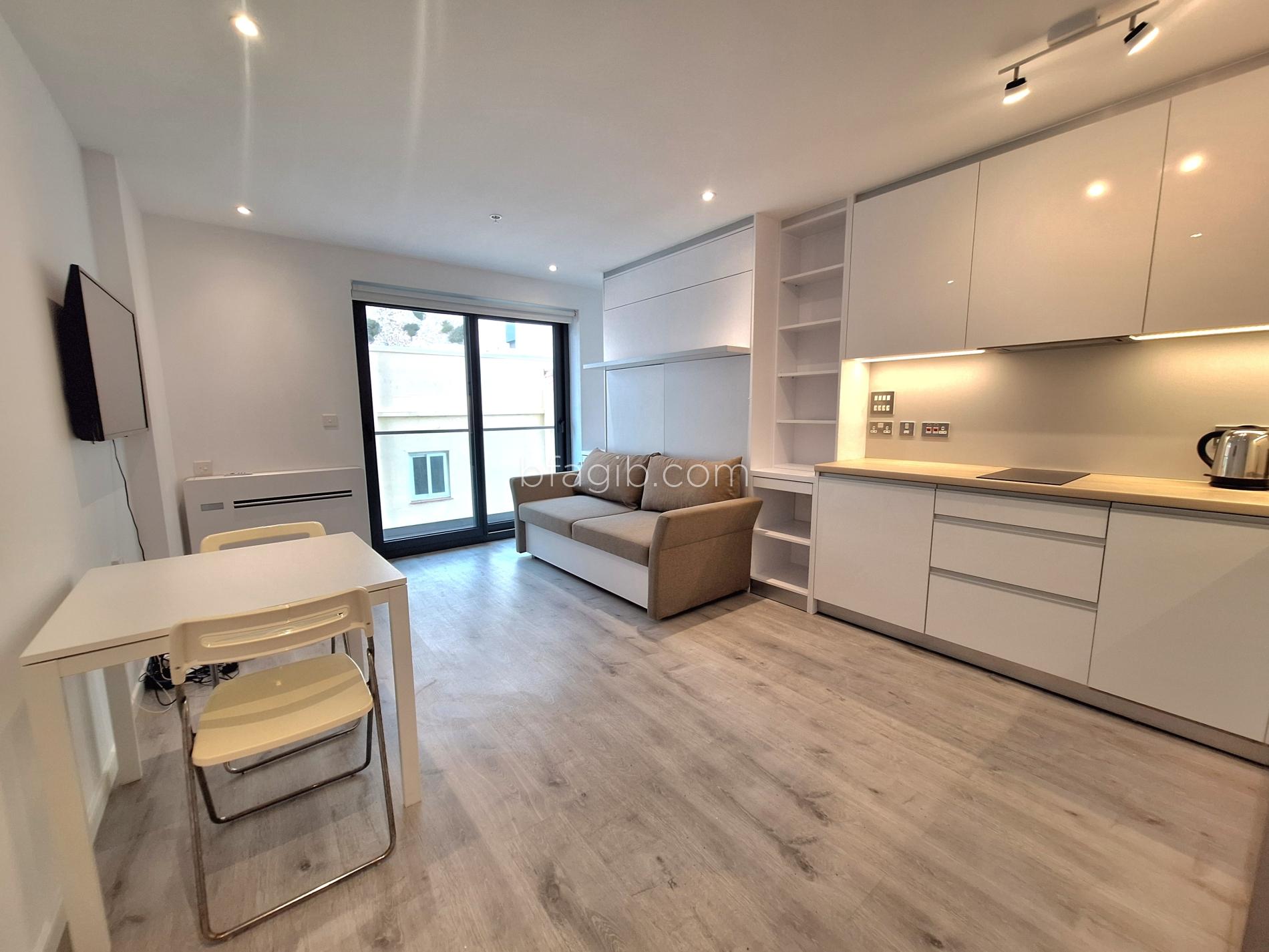 Studio apartment at The Hub